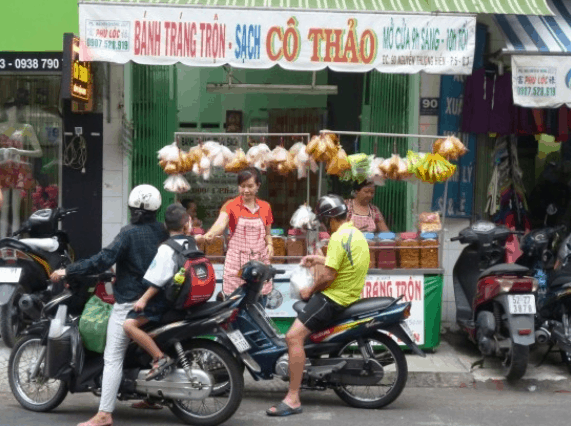 bánh tráng trộn sài gòn