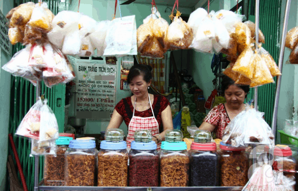 bánh tráng trộn sài gòn