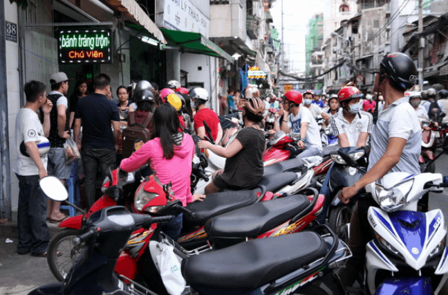 bánh tráng trộn sài gòn