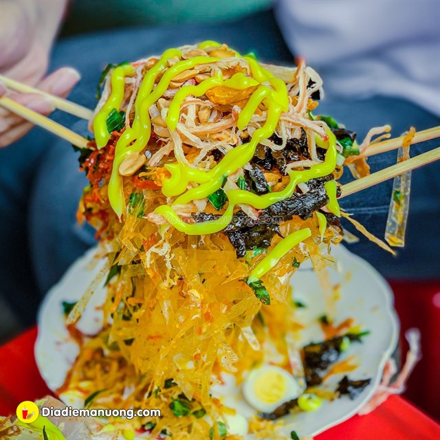 Bánh tráng trộn Vạn Kiếp càng ăn càng mê