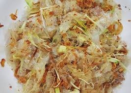 Bánh tráng khô gà là món gì thế?