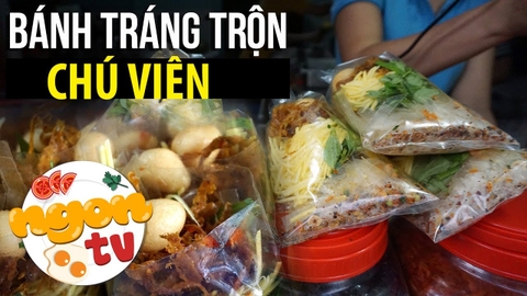 Bánh tráng trộn Nguyễn Thượng Hiền Chú Viên có gì hấp dẫn?